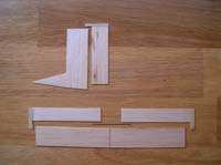 sheet balsa tail parts