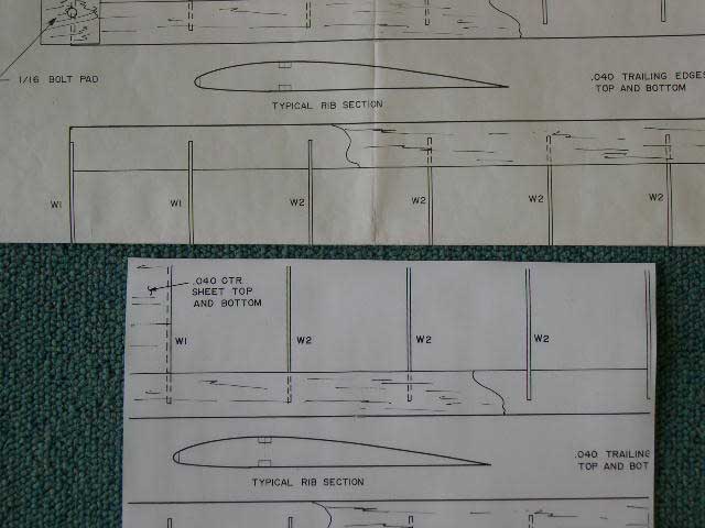 airplane plan and photocopy