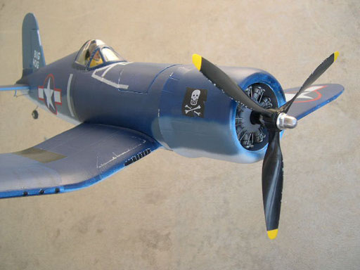 gws corsair dummy engine and weathering