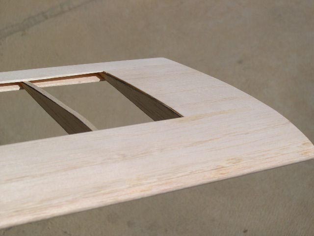 Building a Balsa Wood Airplane Wing